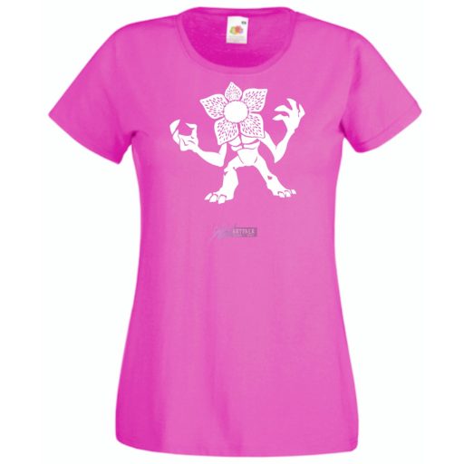 FanArt Demogorgon - Stranger Stílus női rövid ujjú póló