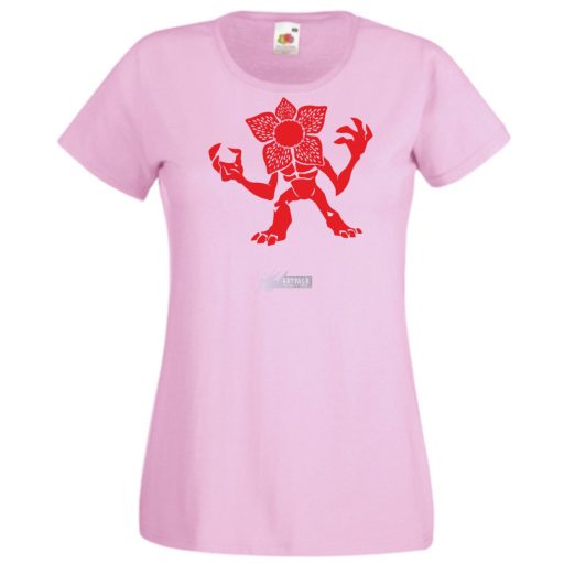 FanArt Demogorgon - Stranger Stílus női rövid ujjú póló