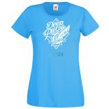 Retro zene fan Deep Purple Highway Star női rövid ujjú póló