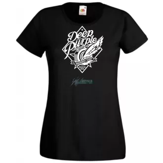   Retro zene fan Deep Purple Highway Star női rövid ujjú póló
