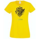 Retro zene fan Deep Purple Highway Star női rövid ujjú póló