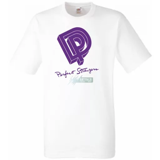 Retro zene fan Perfect Strangers férfi rövid ujjú póló