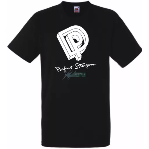 Retro zene fan Perfect Strangers férfi rövid ujjú póló