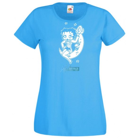 Szórakoztató Betty Boop -A női rövid ujjú póló