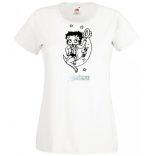 Szórakoztató Betty Boop -A női rövid ujjú póló