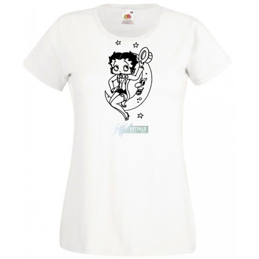 Szórakoztató Betty Boop -A női rövid ujjú póló