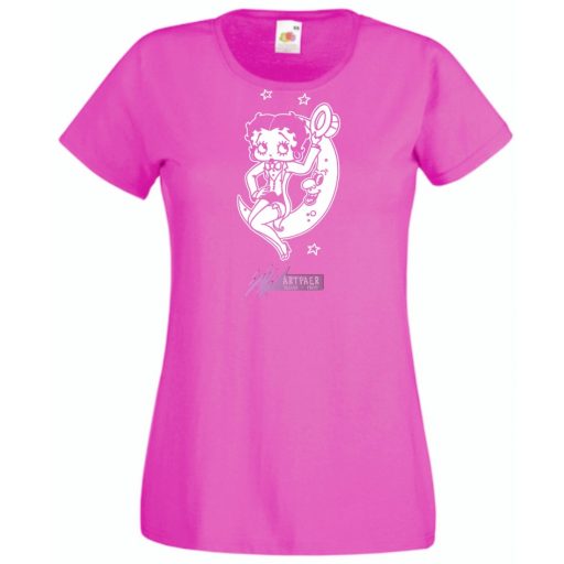 Szórakoztató Betty Boop -A női rövid ujjú póló