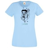 Szórakoztató Betty Boop -A női rövid ujjú póló
