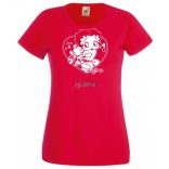 Állatszerető Betty Boop -B női rövid ujjú póló