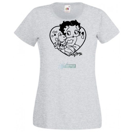 Állatszerető Betty Boop -B női rövid ujjú póló