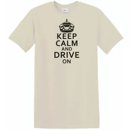 Keep Calm Dacia férfi rövid ujjú póló