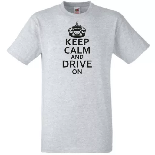 Keep Calm Dacia férfi rövid ujjú póló