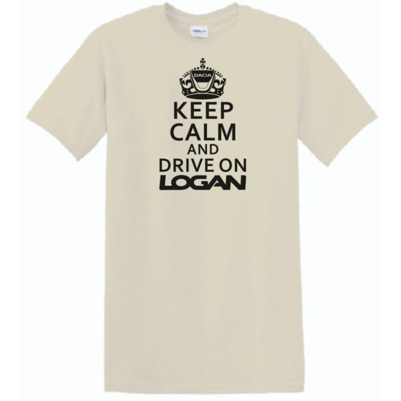 Keep Calm Dacia Logan férfi rövid ujjú póló