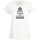 Keep Calm Dacia Logan női rövid ujjú póló