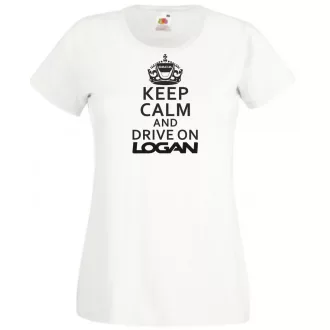 Keep Calm Dacia Logan női rövid ujjú póló