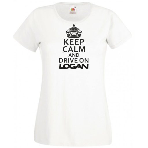 Keep Calm Dacia Logan női rövid ujjú póló
