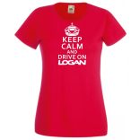 Keep Calm Dacia Logan női rövid ujjú póló