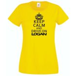 Keep Calm Dacia Logan női rövid ujjú póló