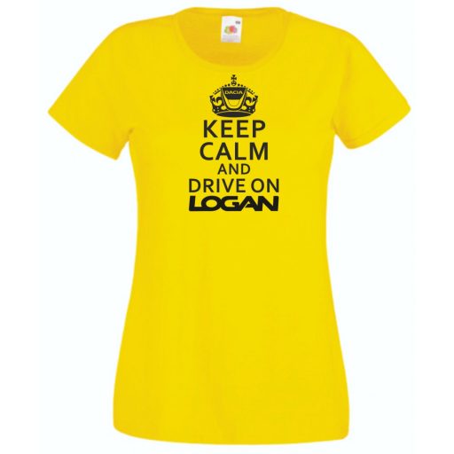 Keep Calm Dacia Logan női rövid ujjú póló