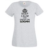 Keep Calm Dacia Logan női rövid ujjú póló
