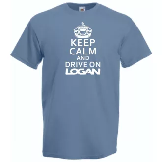 Keep Calm Dacia Logan férfi rövid ujjú póló