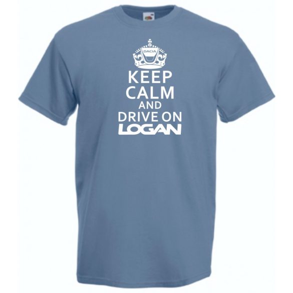 Keep Calm Dacia Logan férfi rövid ujjú póló