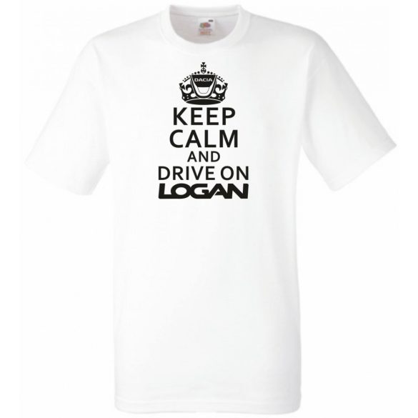 Keep Calm Dacia Logan férfi rövid ujjú póló
