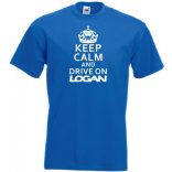 Keep Calm Dacia Logan férfi rövid ujjú póló