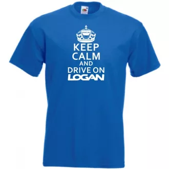 Keep Calm Dacia Logan férfi rövid ujjú póló