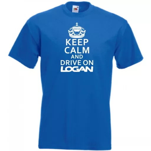 Keep Calm Dacia Logan férfi rövid ujjú póló