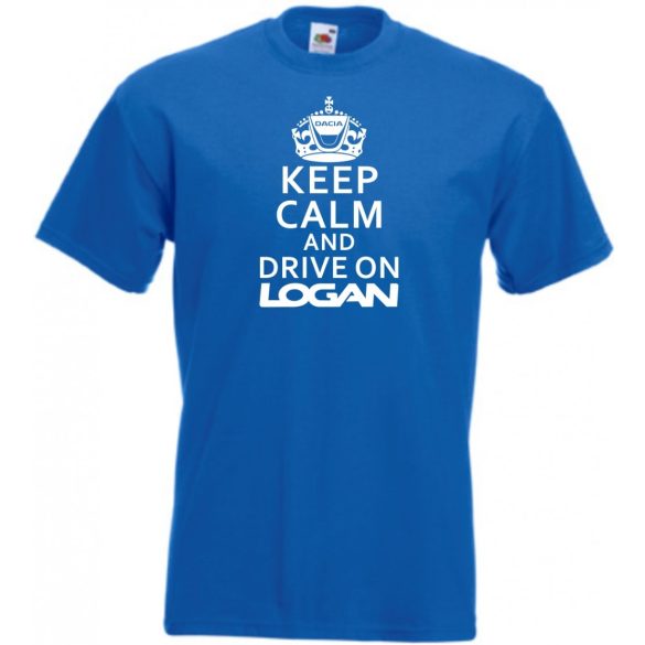 Keep Calm Dacia Logan férfi rövid ujjú póló
