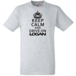Keep Calm Dacia Logan férfi rövid ujjú póló
