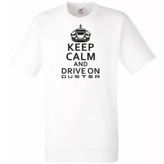 Keep Calm Dacia Duster férfi rövid ujjú póló