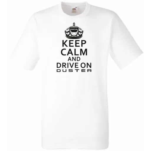 Keep Calm Dacia Duster férfi rövid ujjú póló