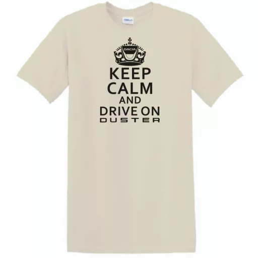 Keep Calm Dacia Duster férfi rövid ujjú póló