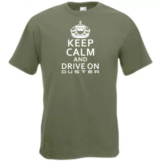 Keep Calm Dacia Duster férfi rövid ujjú póló