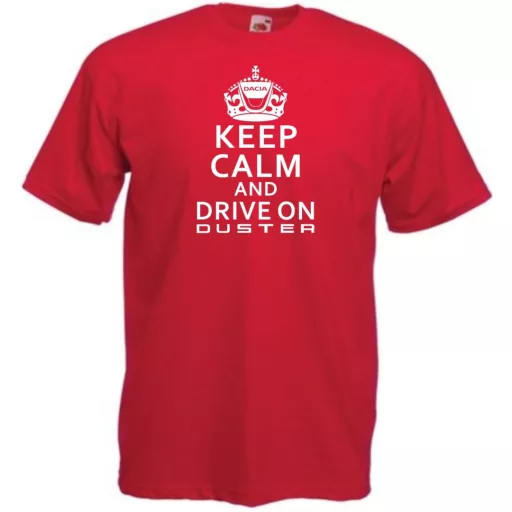 Keep Calm Dacia Duster férfi rövid ujjú póló
