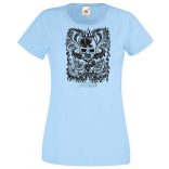 Fantasy - Kígyó, koponya, flipper női rövid ujjú póló
