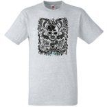Fantasy - Kígyó, koponya, flipper férfi rövid ujjú póló