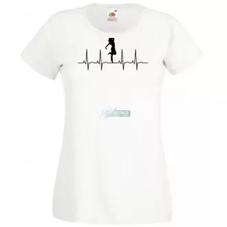 EKG Fitness-Zumba-Tánc női rövid ujjú póló