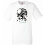 Hallgasd - Mielőtt elítéled - Skull - Metallica stílus férfi rövid ujjú póló