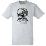 Hallgasd - Mielőtt elítéled - Skull - Metallica stílus férfi rövid ujjú póló