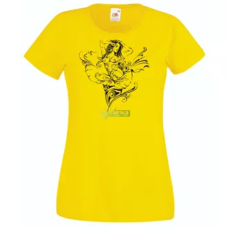 Fantasy Girl virág női rövid ujjú póló