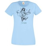 Fantasy Girl virág női rövid ujjú póló