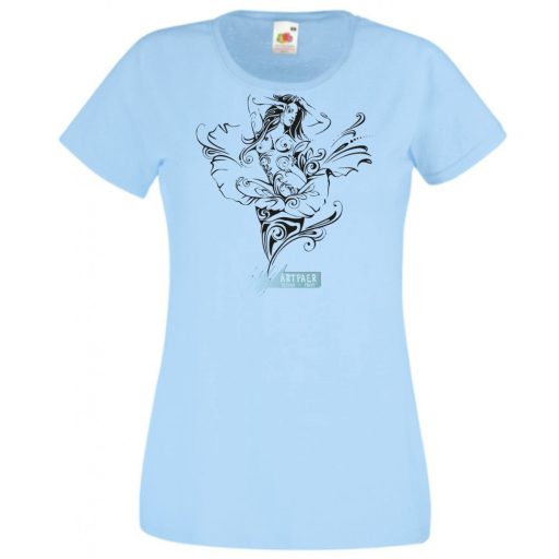 Fantasy Girl virág női rövid ujjú póló