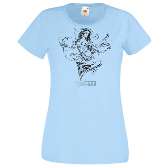 Fantasy Girl virág női rövid ujjú póló