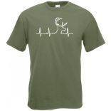 EKG Szarvasvadász férfi rövid ujjú póló