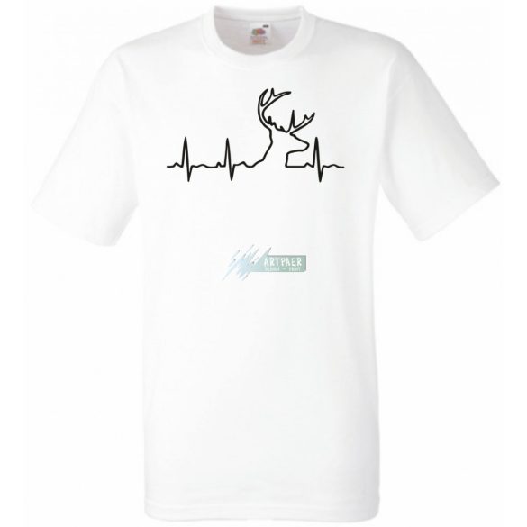 EKG Szarvasvadász férfi rövid ujjú póló