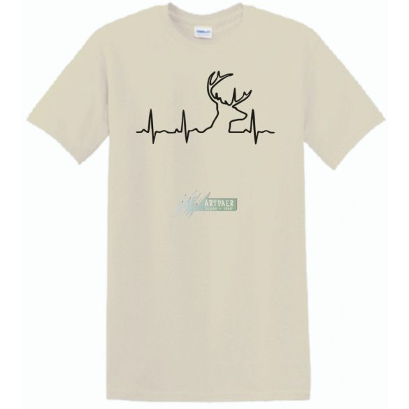 EKG Szarvasvadász férfi rövid ujjú póló