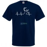 EKG Szarvasvadász férfi rövid ujjú póló